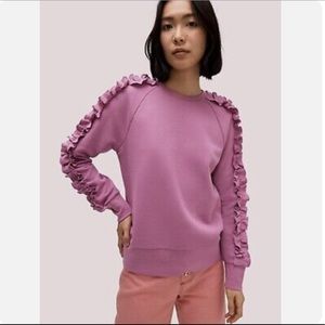 Kate Spade Ruffle Sleeve Pullover